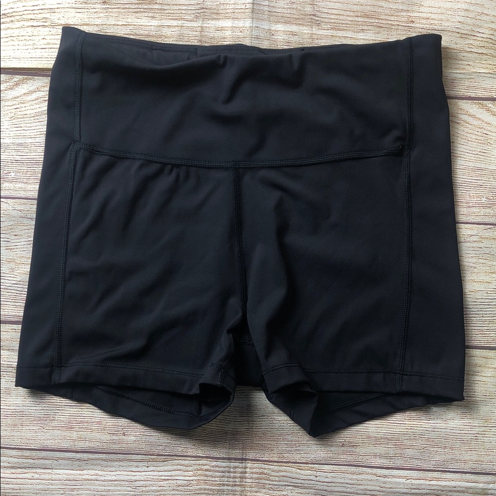 Athleta Black High-Waist Bike Shorts